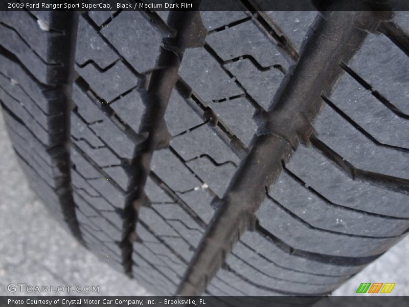 Black / Medium Dark Flint 2009 Ford Ranger Sport SuperCab