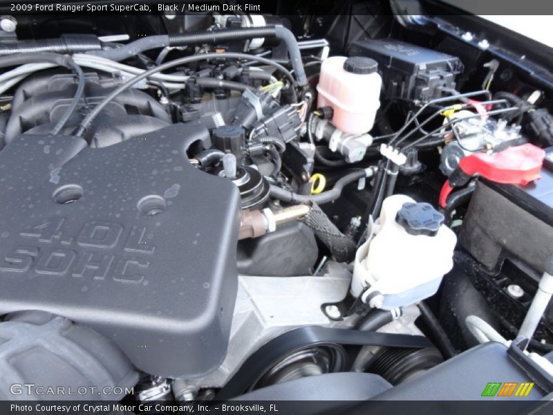  2009 Ranger Sport SuperCab Engine - 4.0 Liter SOHC 12-Valve V6