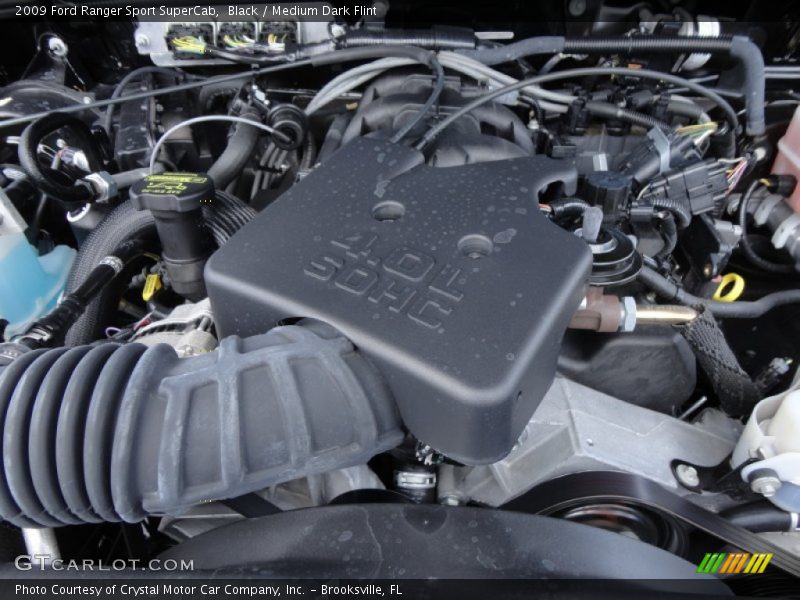  2009 Ranger Sport SuperCab Engine - 4.0 Liter SOHC 12-Valve V6