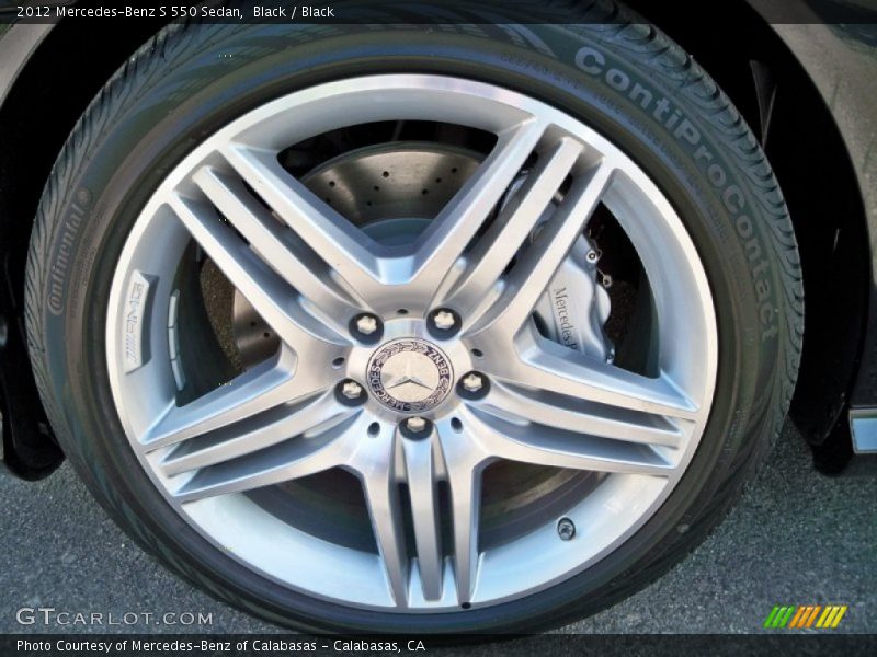Black / Black 2012 Mercedes-Benz S 550 Sedan