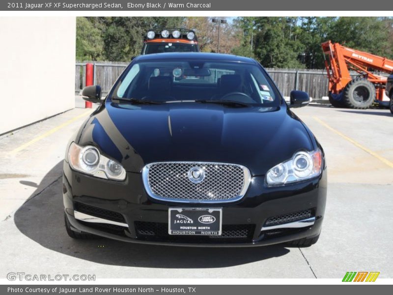 Ebony Black / Warm Charcoal 2011 Jaguar XF XF Supercharged Sedan