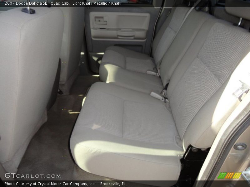  2007 Dakota SLT Quad Cab Khaki Interior