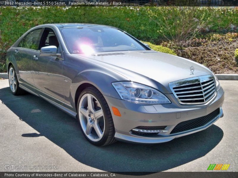 Front 3/4 View of 2012 S 550 Sedan