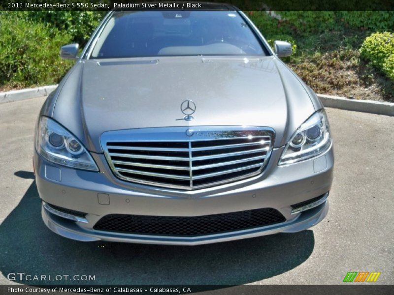 Paladium Silver Metallic / Black 2012 Mercedes-Benz S 550 Sedan