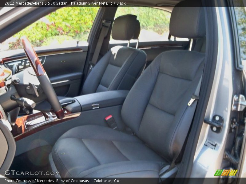 Paladium Silver Metallic / Black 2012 Mercedes-Benz S 550 Sedan