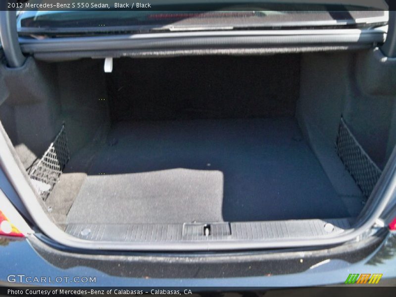 Black / Black 2012 Mercedes-Benz S 550 Sedan