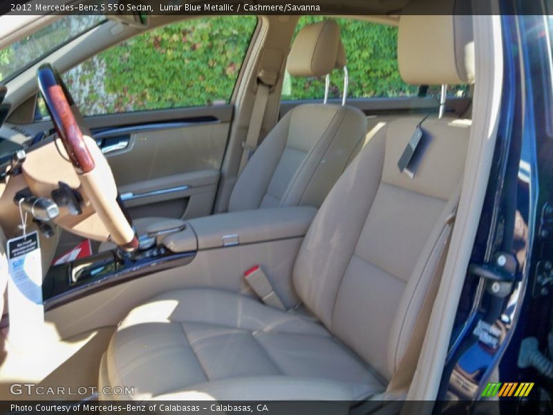  2012 S 550 Sedan Cashmere/Savanna Interior