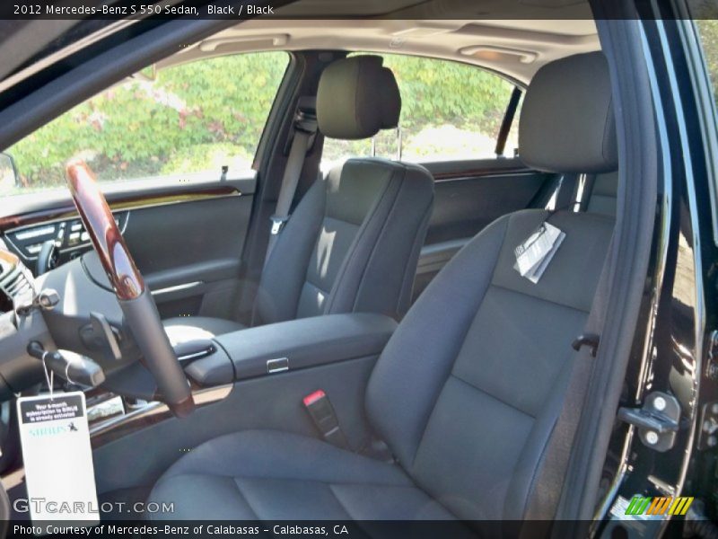 Black / Black 2012 Mercedes-Benz S 550 Sedan