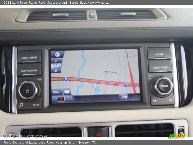 Barolo Black / Ivory/Arabica 2011 Land Rover Range Rover Supercharged