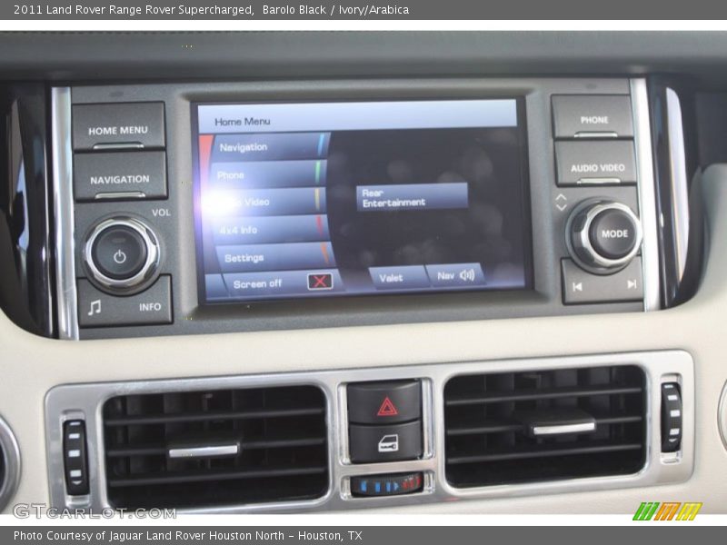 Barolo Black / Ivory/Arabica 2011 Land Rover Range Rover Supercharged