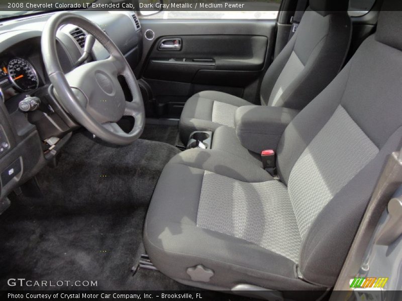 Dark Gray Metallic / Medium Pewter 2008 Chevrolet Colorado LT Extended Cab