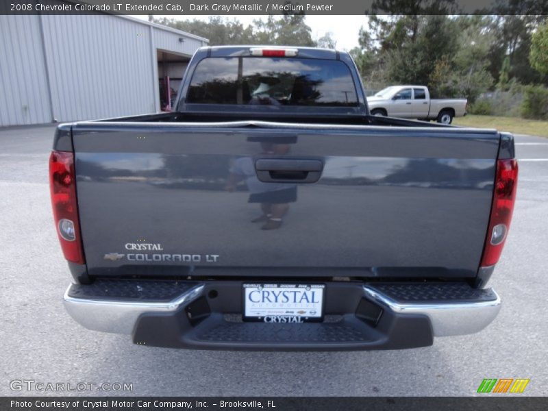 Dark Gray Metallic / Medium Pewter 2008 Chevrolet Colorado LT Extended Cab