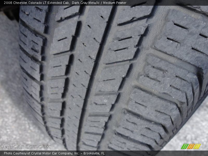Dark Gray Metallic / Medium Pewter 2008 Chevrolet Colorado LT Extended Cab