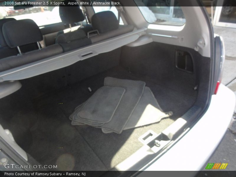 Aspen White / Anthracite Black 2008 Subaru Forester 2.5 X Sports