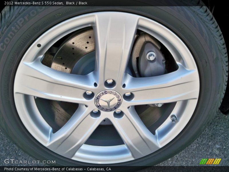 Black / Black 2012 Mercedes-Benz S 550 Sedan