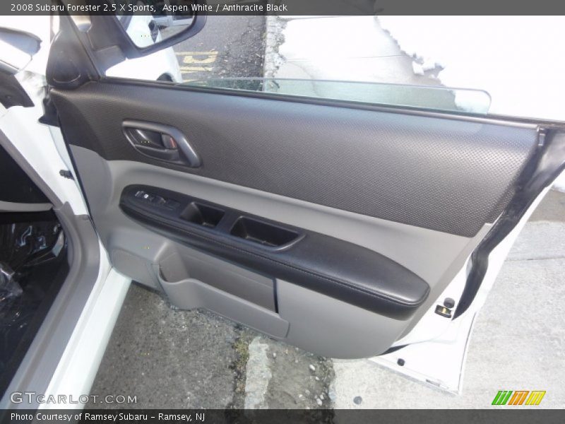 Aspen White / Anthracite Black 2008 Subaru Forester 2.5 X Sports
