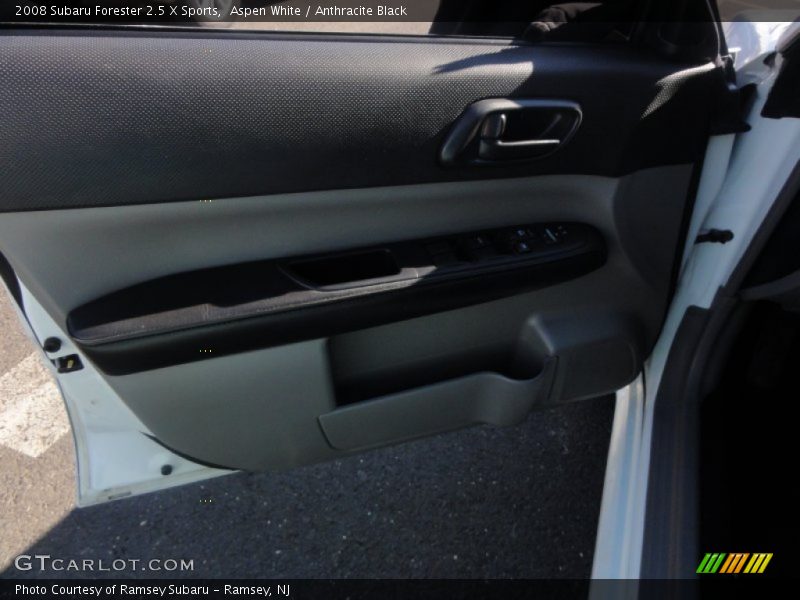 Aspen White / Anthracite Black 2008 Subaru Forester 2.5 X Sports