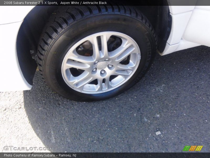 Aspen White / Anthracite Black 2008 Subaru Forester 2.5 X Sports