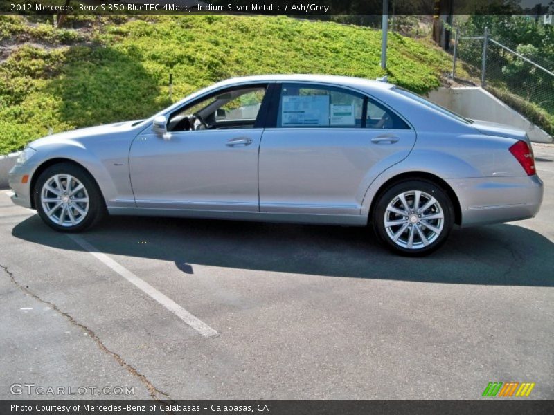 Iridium Silver Metallic / Ash/Grey 2012 Mercedes-Benz S 350 BlueTEC 4Matic