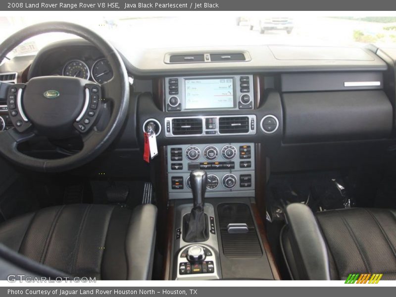 Java Black Pearlescent / Jet Black 2008 Land Rover Range Rover V8 HSE