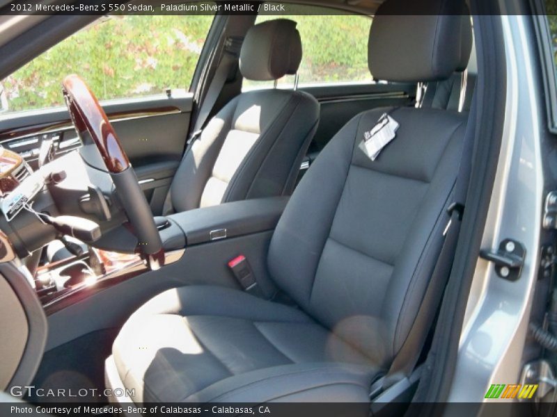 Paladium Silver Metallic / Black 2012 Mercedes-Benz S 550 Sedan