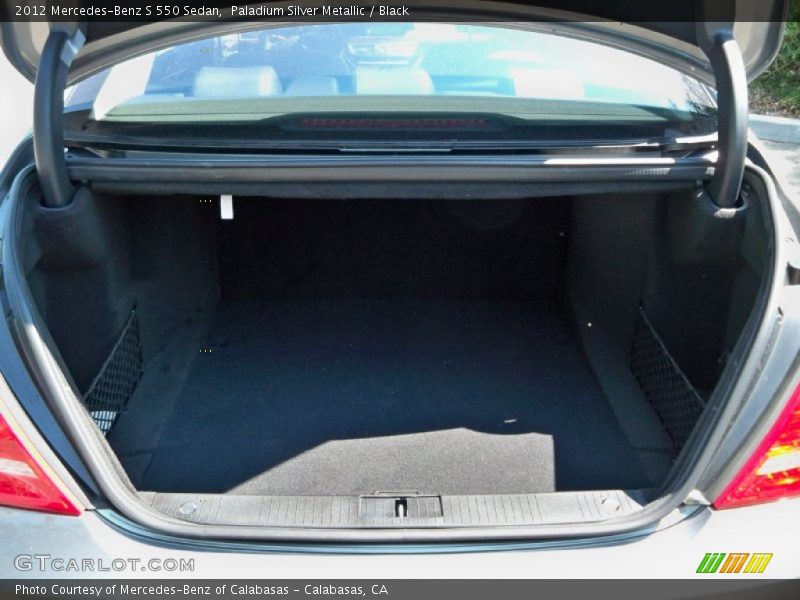 Paladium Silver Metallic / Black 2012 Mercedes-Benz S 550 Sedan