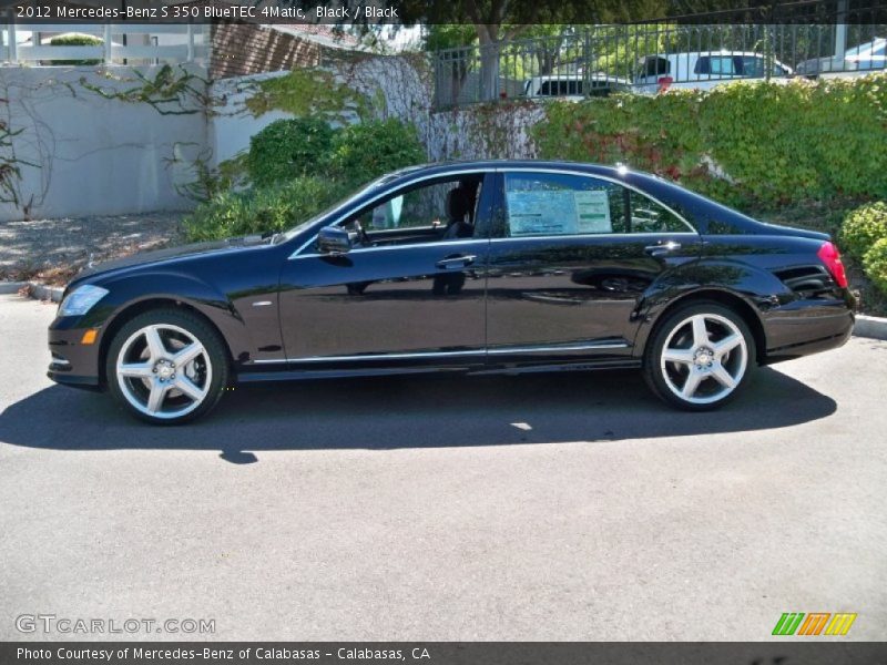 Black / Black 2012 Mercedes-Benz S 350 BlueTEC 4Matic