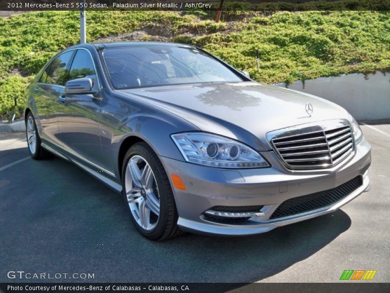 Paladium Silver Metallic / Ash/Grey 2012 Mercedes-Benz S 550 Sedan