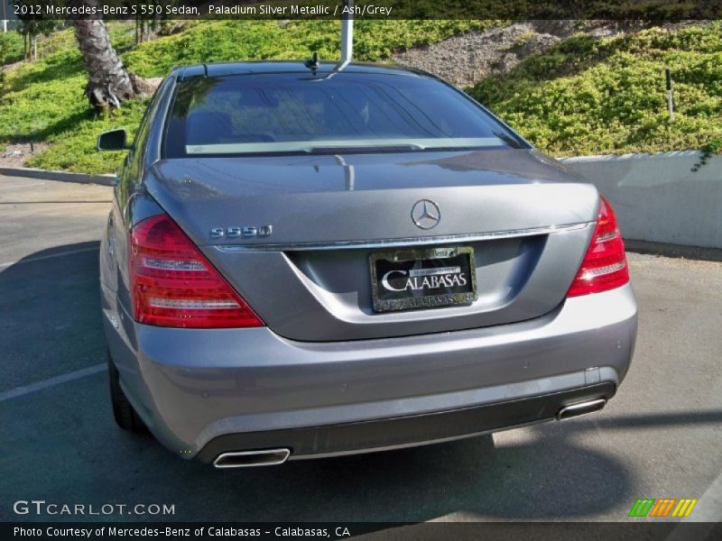 Paladium Silver Metallic / Ash/Grey 2012 Mercedes-Benz S 550 Sedan