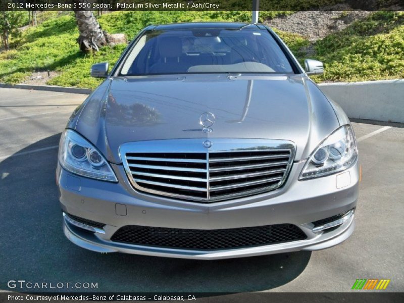 Paladium Silver Metallic / Ash/Grey 2012 Mercedes-Benz S 550 Sedan