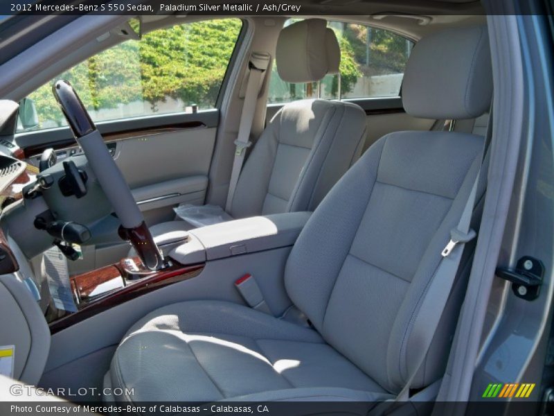 Paladium Silver Metallic / Ash/Grey 2012 Mercedes-Benz S 550 Sedan