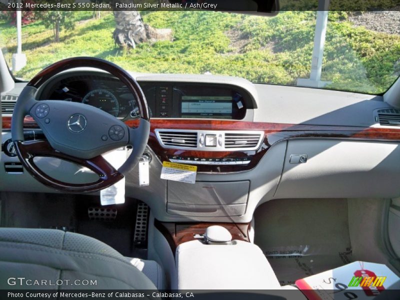 Paladium Silver Metallic / Ash/Grey 2012 Mercedes-Benz S 550 Sedan