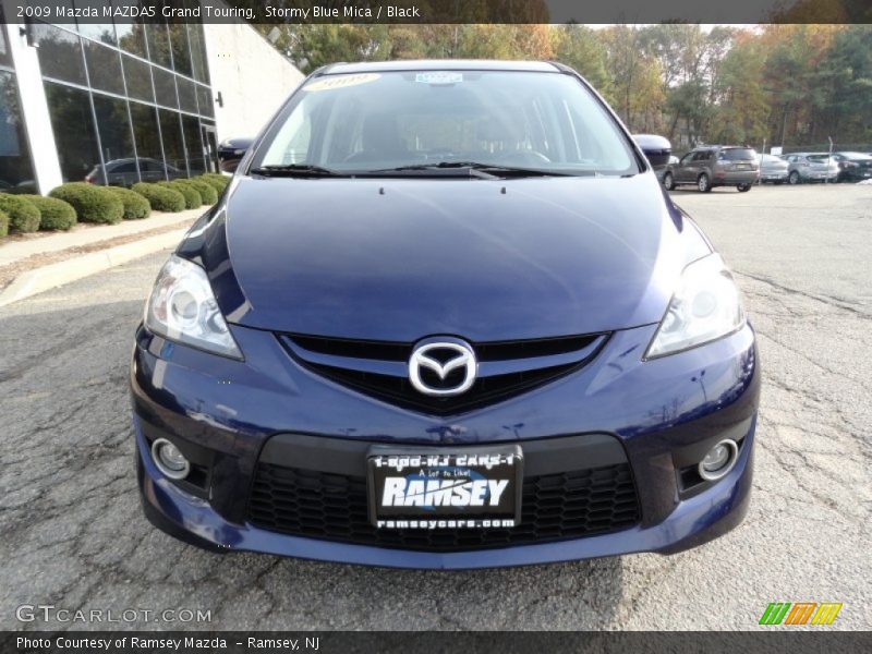 Stormy Blue Mica / Black 2009 Mazda MAZDA5 Grand Touring