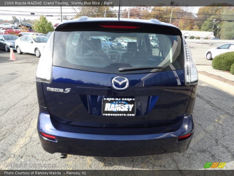 Stormy Blue Mica / Black 2009 Mazda MAZDA5 Grand Touring