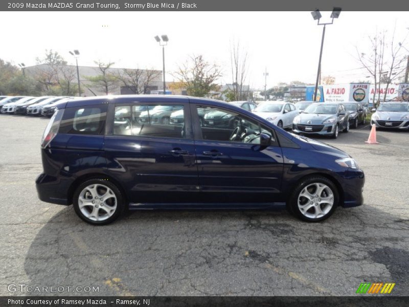 Stormy Blue Mica / Black 2009 Mazda MAZDA5 Grand Touring