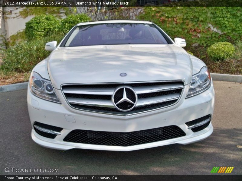 Diamond White Metallic / Black 2012 Mercedes-Benz CL 550 4MATIC