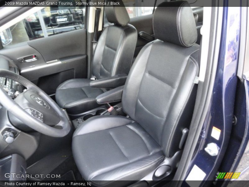 Stormy Blue Mica / Black 2009 Mazda MAZDA5 Grand Touring