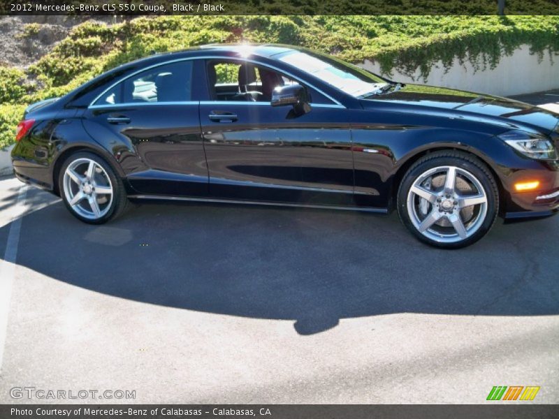 Black / Black 2012 Mercedes-Benz CLS 550 Coupe