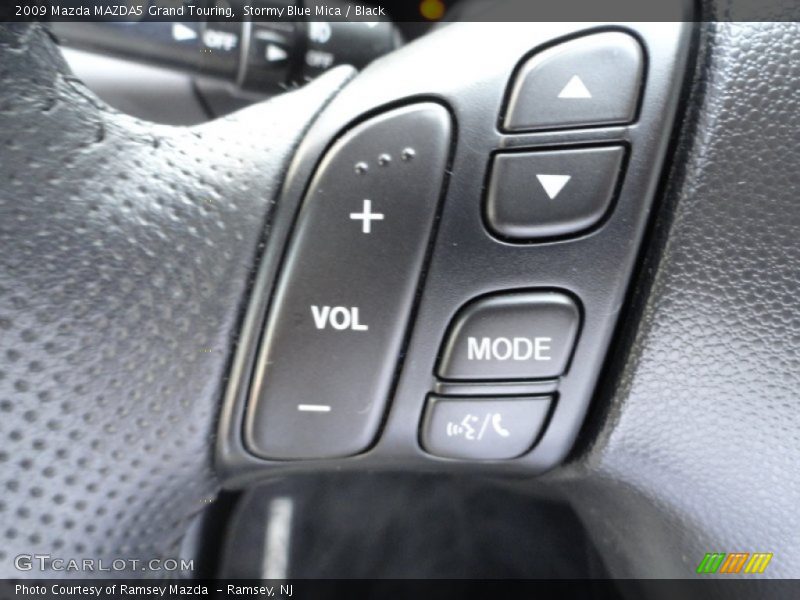 Stormy Blue Mica / Black 2009 Mazda MAZDA5 Grand Touring