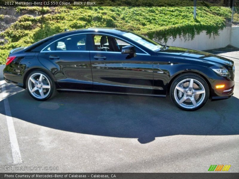 Black / Black 2012 Mercedes-Benz CLS 550 Coupe