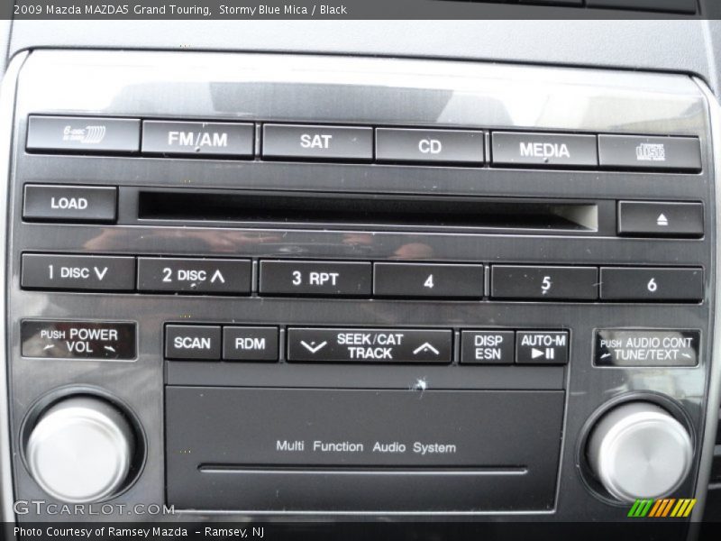 Stormy Blue Mica / Black 2009 Mazda MAZDA5 Grand Touring