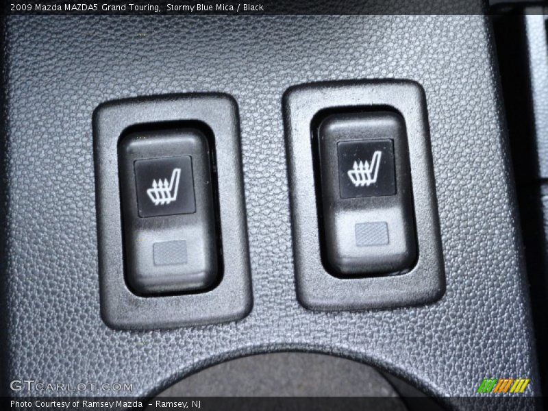 Stormy Blue Mica / Black 2009 Mazda MAZDA5 Grand Touring