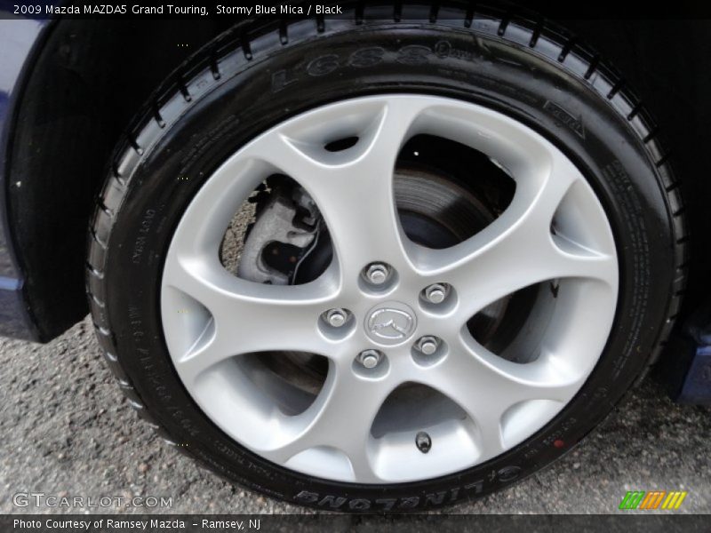 Stormy Blue Mica / Black 2009 Mazda MAZDA5 Grand Touring