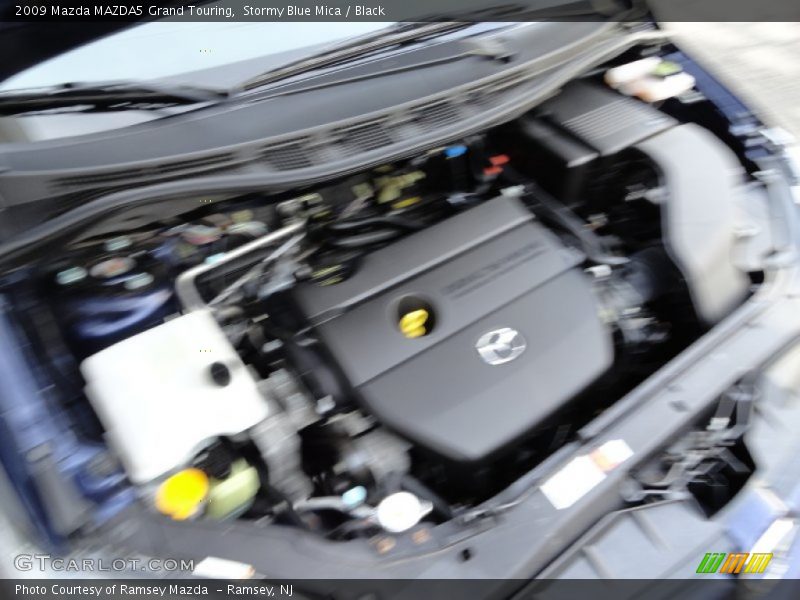 Stormy Blue Mica / Black 2009 Mazda MAZDA5 Grand Touring