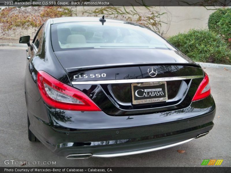 Black / Almond/Mocha 2012 Mercedes-Benz CLS 550 Coupe