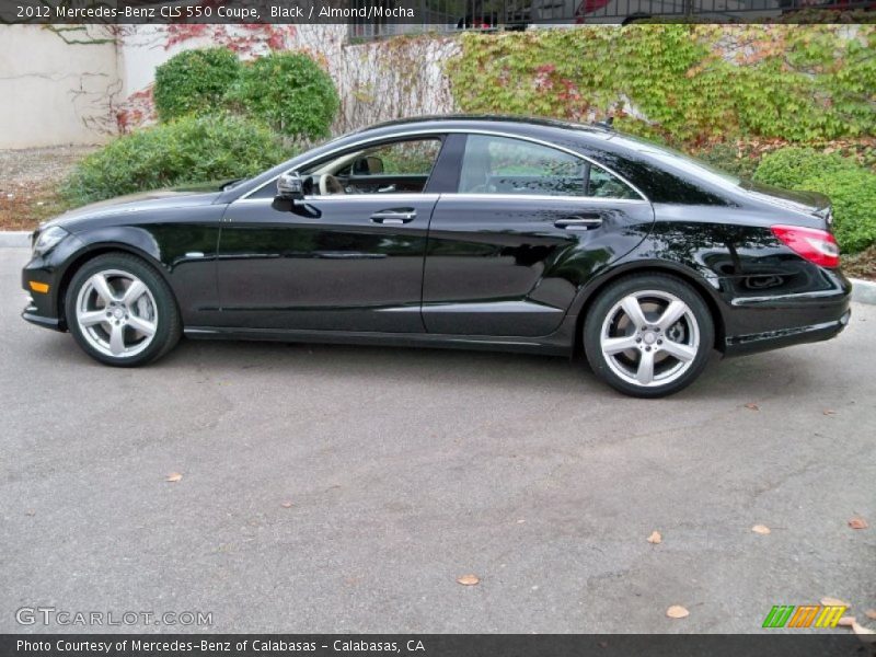Black / Almond/Mocha 2012 Mercedes-Benz CLS 550 Coupe