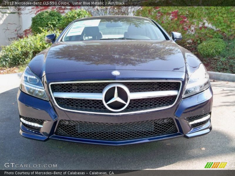 Lunar Blue Metallic / Ash/Black 2012 Mercedes-Benz CLS 550 Coupe