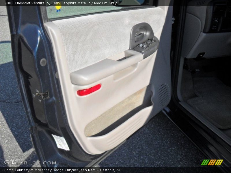 Dark Sapphire Metallic / Medium Gray 2002 Chevrolet Venture LS