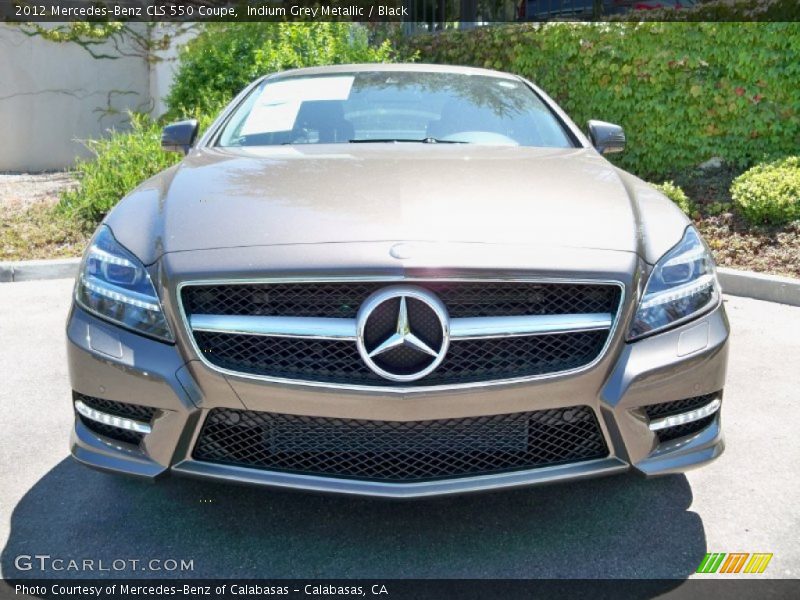 Indium Grey Metallic / Black 2012 Mercedes-Benz CLS 550 Coupe