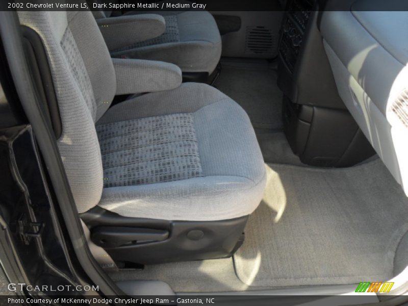 Dark Sapphire Metallic / Medium Gray 2002 Chevrolet Venture LS